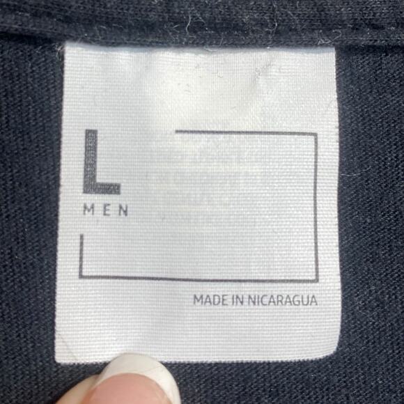 Aesthetic Celestial Mystical Moon Phases Evil Eye black graphic tee - Large - Picture 4 of 5